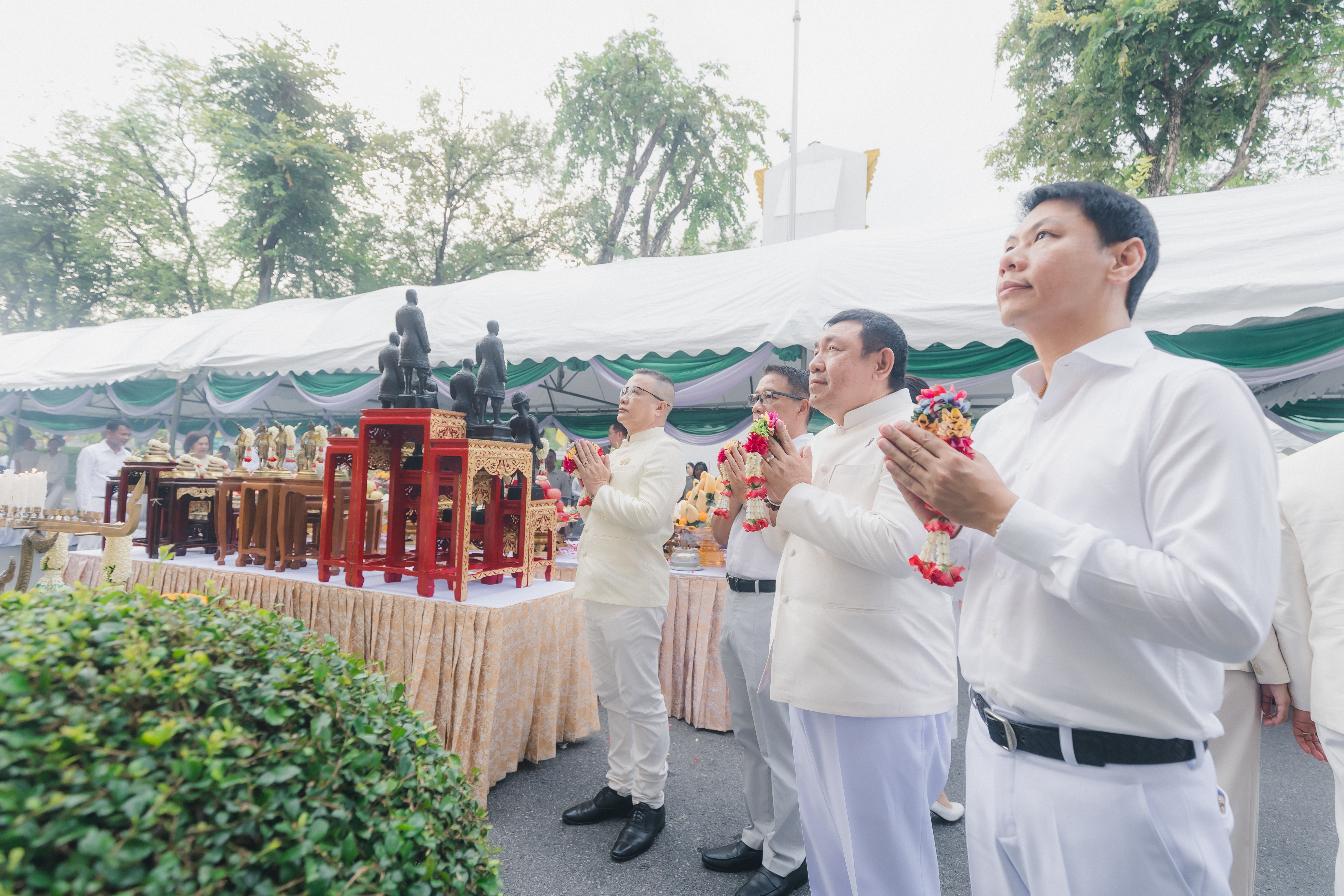 title - ส.ป.ก. ร่วมพิธีบวงสรวงบูรพกษัตริย์ องค์พระพิรุณทรงนาค และศาลพระภูมิเจ้าที่ เนื่องในวันพระราชพิธีพืชมงคลจรดพระนังคัลแรกนาขวัญ ประจำปีพุทธศักราช 2569